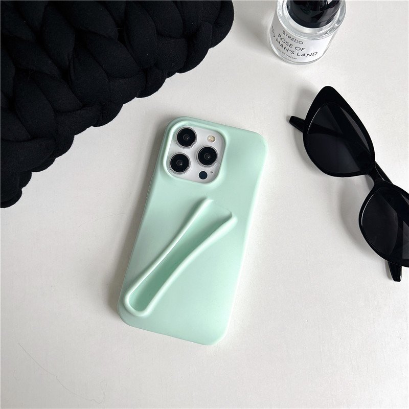 Hot popular rhode lip balm gloss holding mount lipstick lipgloss silicone phone case for iphone 15 14 13 12 11 pro max plus