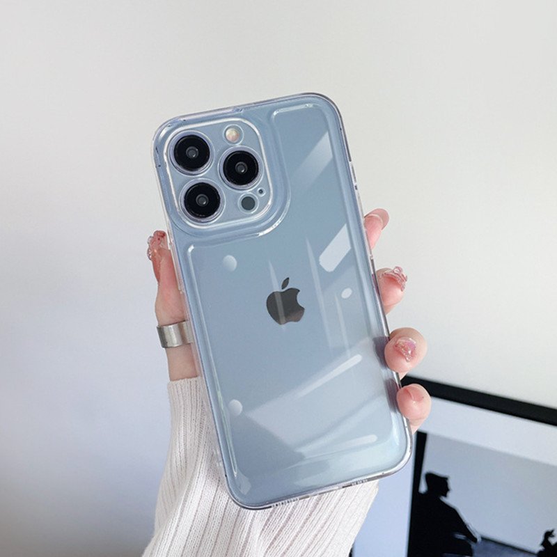 Transparent TPU Mobile Phone Case Soft Space Case Back Cover For Phone 16 15 14 13 12 11