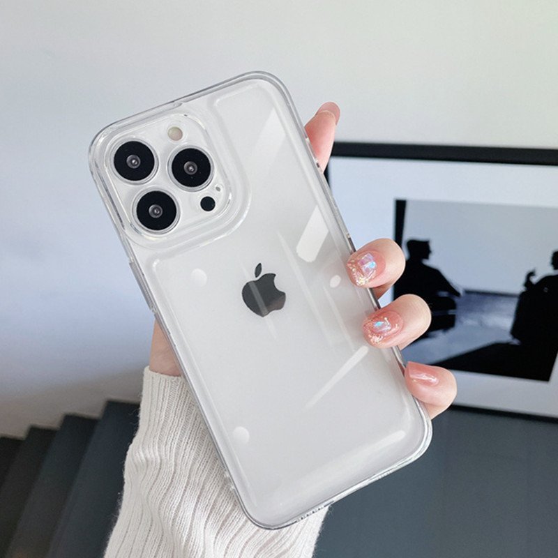 Transparent TPU Mobile Phone Case Soft Space Case Back Cover For Phone 16 15 14 13 12 11