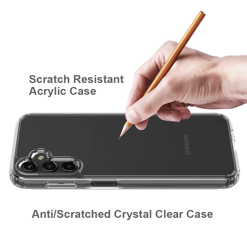 Clear Hard Phone Case Shockproof Case A54 Mobile Phone Case for SAM A14 A34