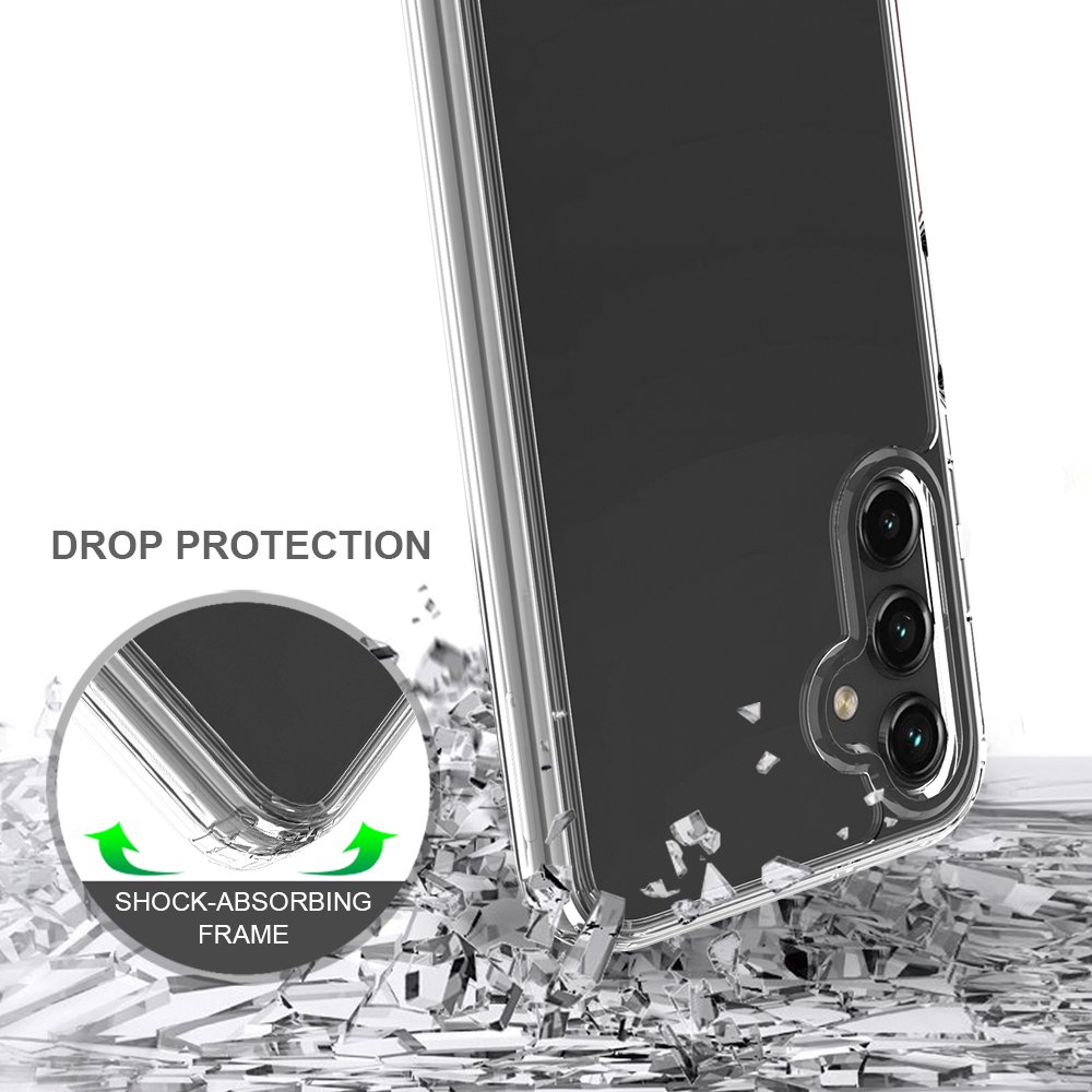 Clear Hard Phone Case Shockproof Case A54 Mobile Phone Case for SAM A14 A34