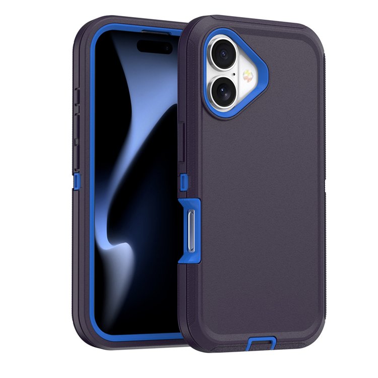 16 pro max mobile accessories original High quality 3 in 1 PC TPU Shockproof armor for iphone 15 14 16 defender cell phone case