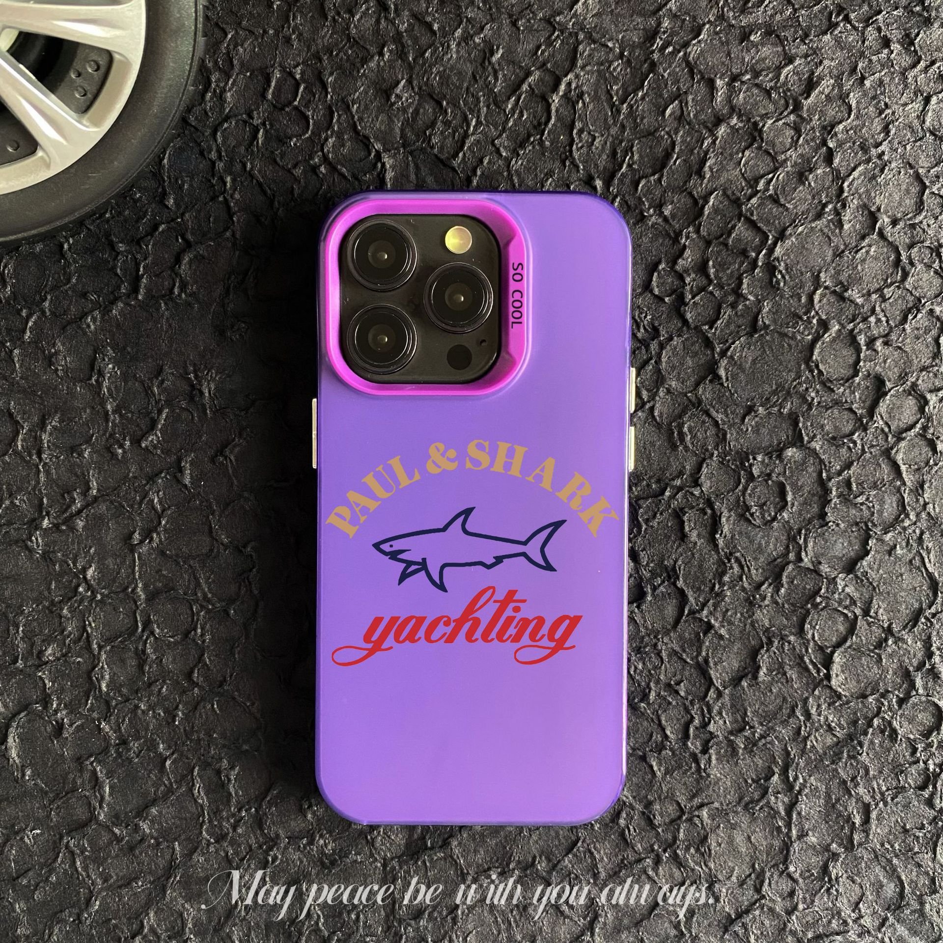 Stylish Mobile Phone Accessories for iPhone 16 15 pro max 13 11 Mobile Phone Cases Anti-fall IMD Paul Shark Trend Case