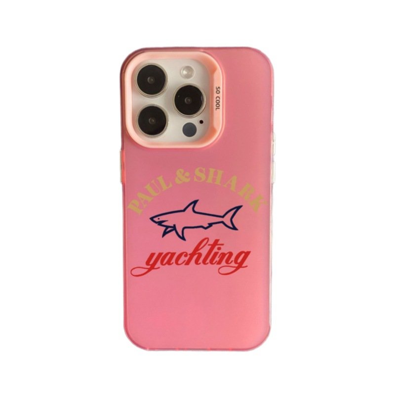 Stylish Mobile Phone Accessories for iPhone 16 15 pro max 13 11 Mobile Phone Cases Anti-fall IMD Paul Shark Trend Case
