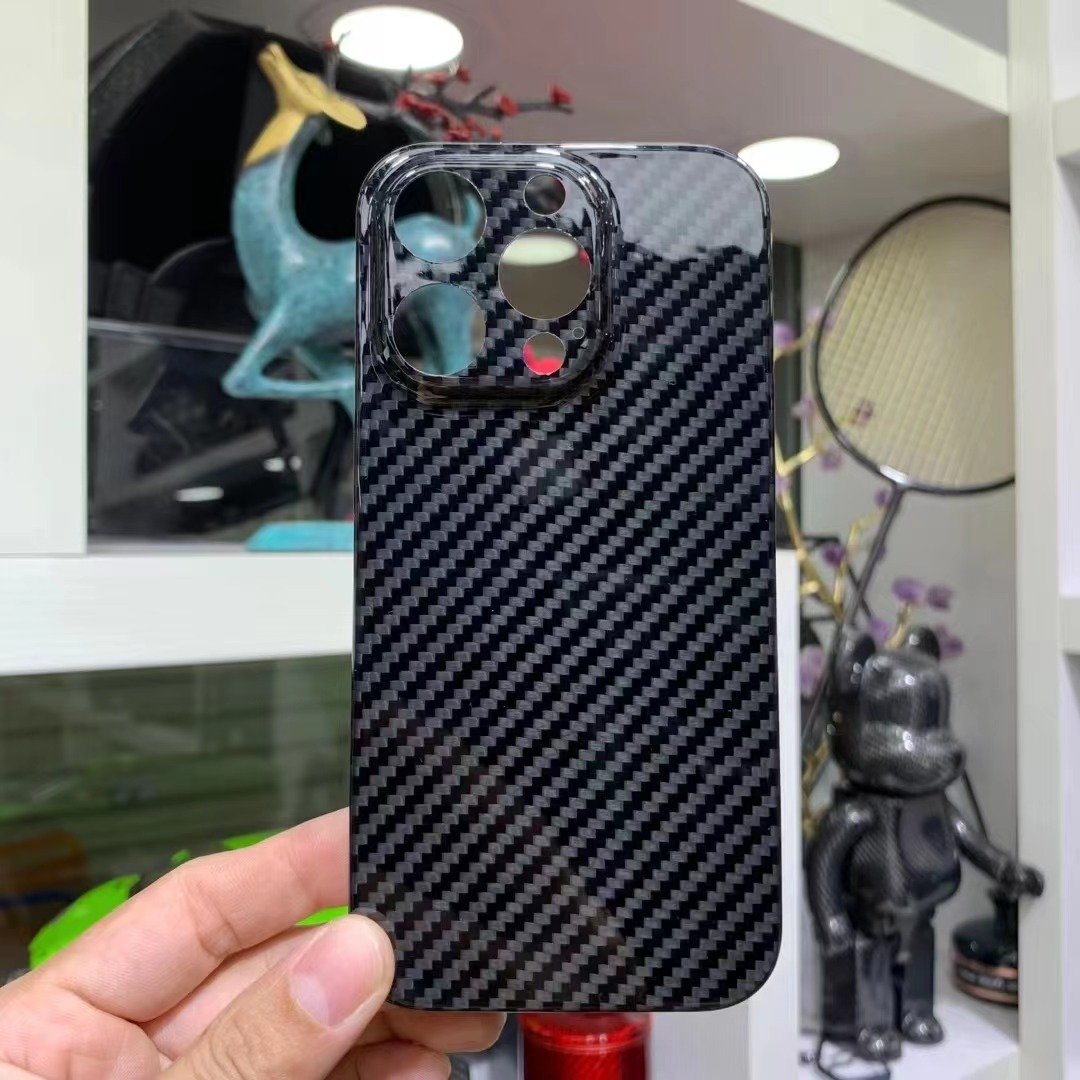 YTF-Carbon Aramid fiber case Shockproof Cell Phone Back Cover for Iphone 14 14pro 14promax case Ultra-thin anti-drop cover