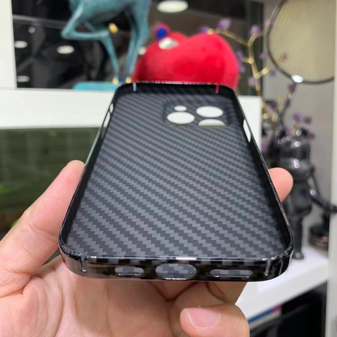 YTF-Carbon Aramid fiber case Shockproof Cell Phone Back Cover for Iphone 14 14pro 14promax case Ultra-thin anti-drop cover