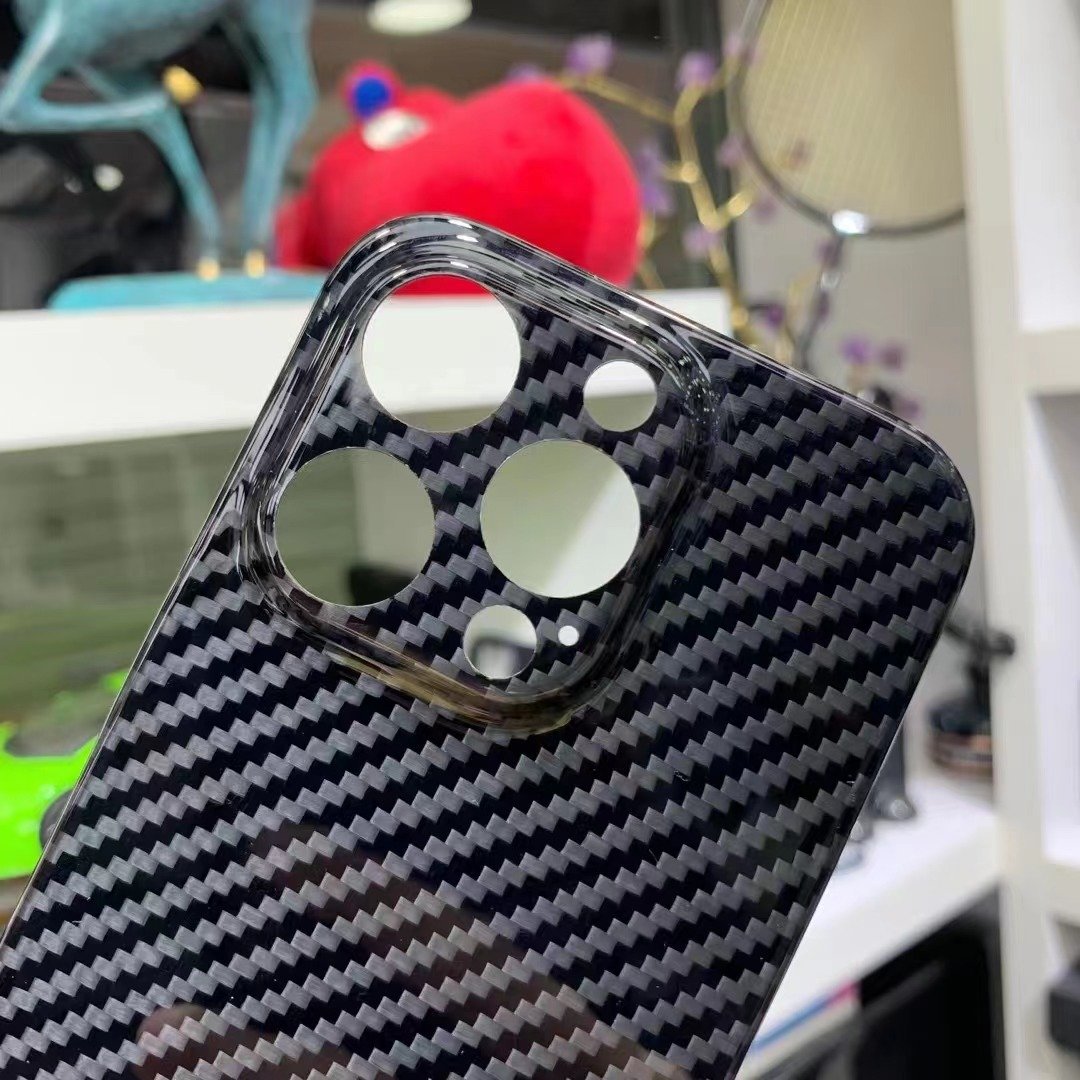 YTF-Carbon Aramid fiber case Shockproof Cell Phone Back Cover for Iphone 14 14pro 14promax case Ultra-thin anti-drop cover