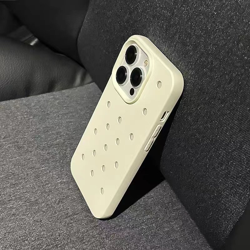 Factory Price Silicone Waterproof Cell Phone Case With Holes DIY Mobile Phone Case For iPhone 11 12 13 Pro Max
