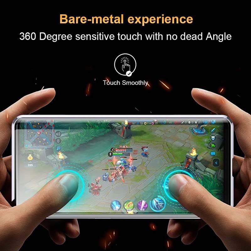 Full Protection Front Back Glass Case Aluminum Clear 360 Double Side Magnetic Case Phone Cover Case for Samsung S20