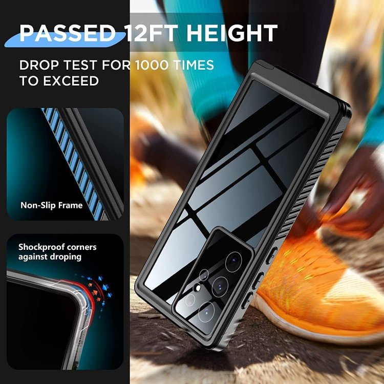 Hot Sale 360 Full Body Waterproof Case For Samsung S23 ultra/S23/S23 plus mobile phone case sports drop-proof cases Cover