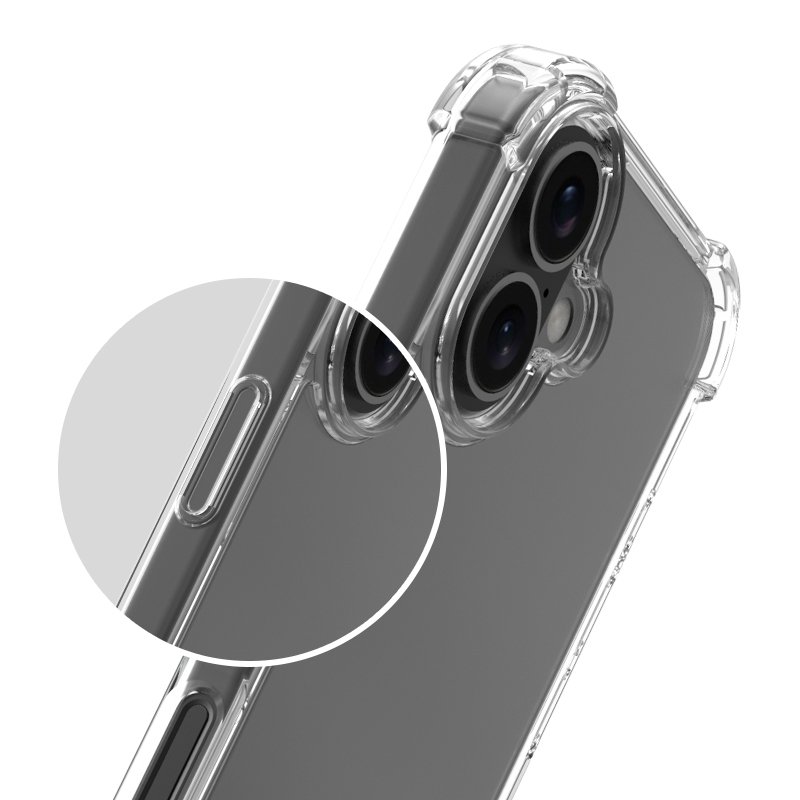 Case For iPhone 16 Pro Max PC Crystal Clear Hard Back Case 16 plus Minimalist For iPhone 16 Transparently shockproof Phone Case