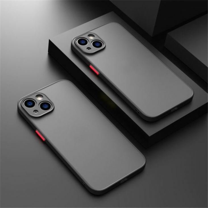 HOT Matte PC Case For iPhone 14 Pro Max Luxury Silicone Case For iPhone 15 promax Mobile Phone Case Customizable logo