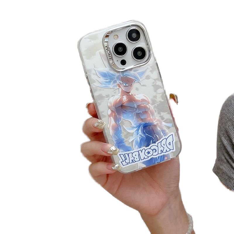 Drop Shipping Anime Dragon Ball Printed TPU Mobile Phone Cases for iPhone 13 14 15 Pro Max Cartoon Design Packaging Included