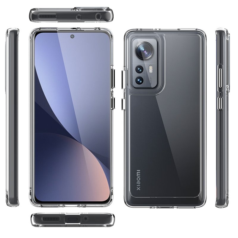 Case For xiaomi 12 5G Shockproof TPU PC Space Anti-yellow Phone Case For xiaomi 12 pro