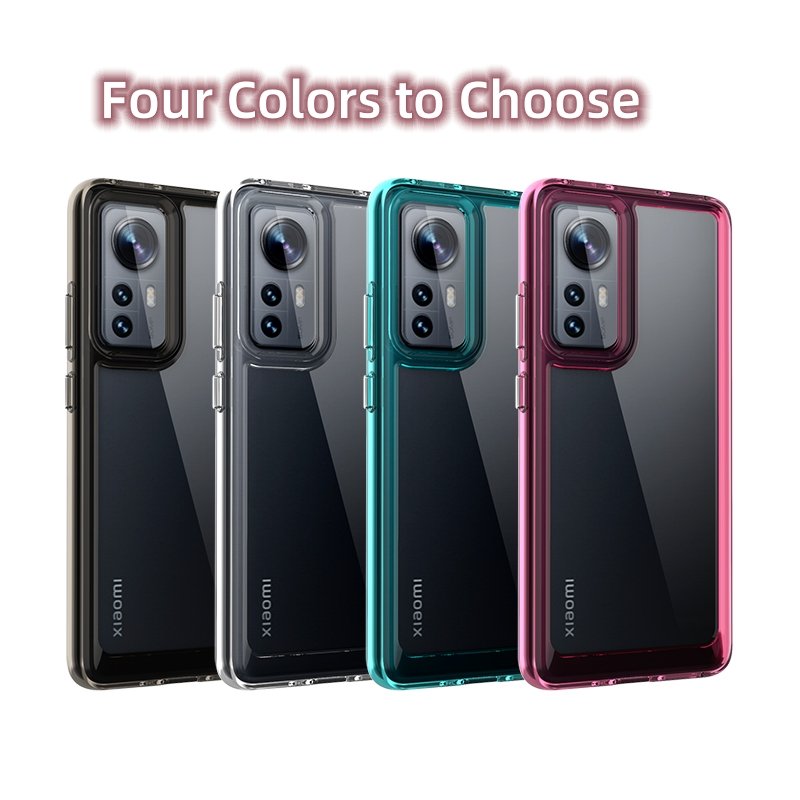 Case For xiaomi 12 5G Shockproof TPU PC Space Anti-yellow Phone Case For xiaomi 12 pro