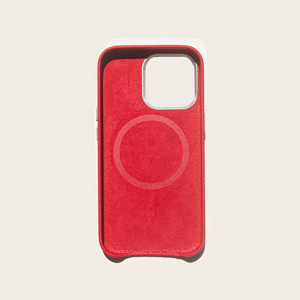Luxury pebble leather phone case genuine leather mobile phone cases for mobile phone leather case