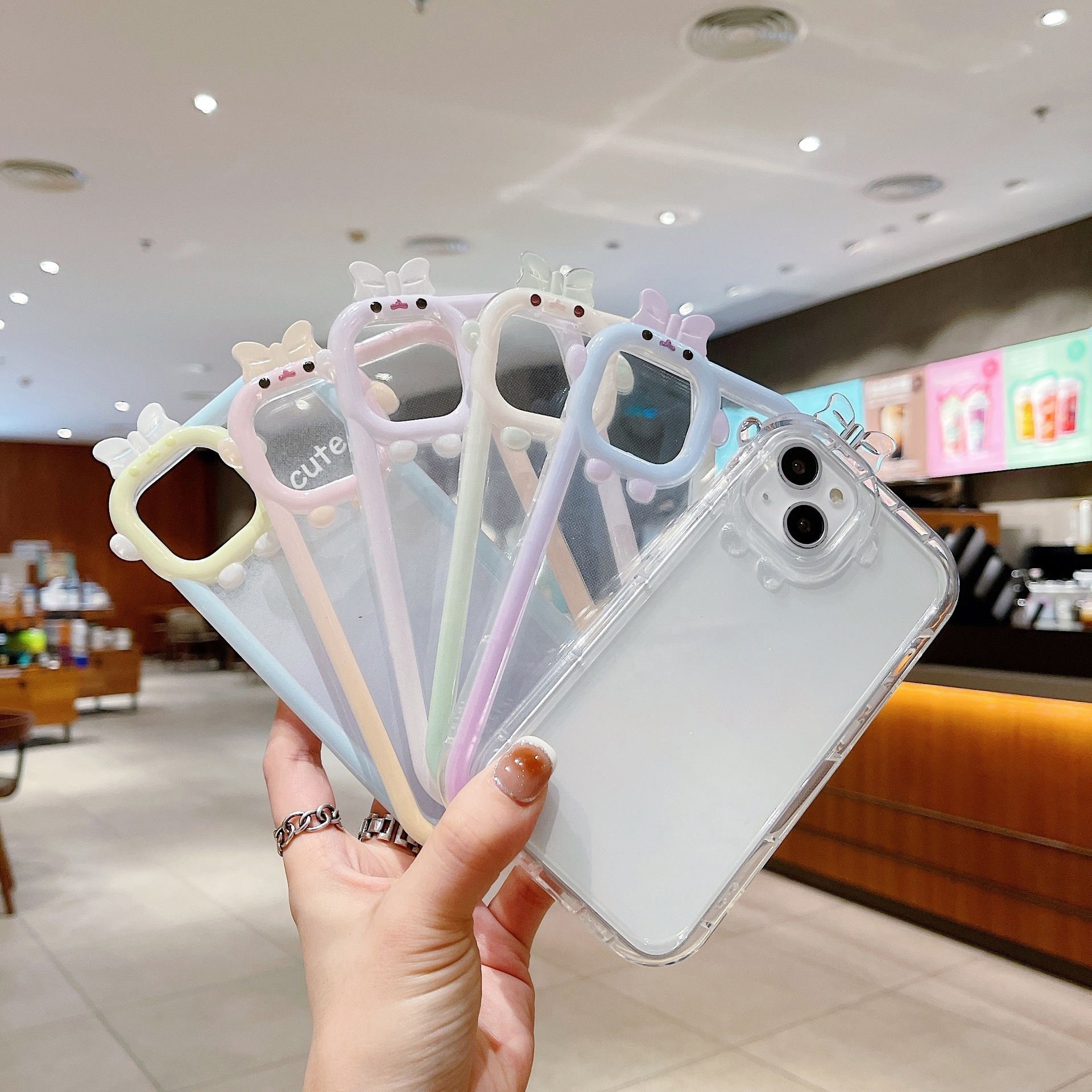 New Soft Tpu For Iphone Case Little Monster Cute Design Perfectly Fit Cover Mobile Phone Case For Iphone Anti-Scratched