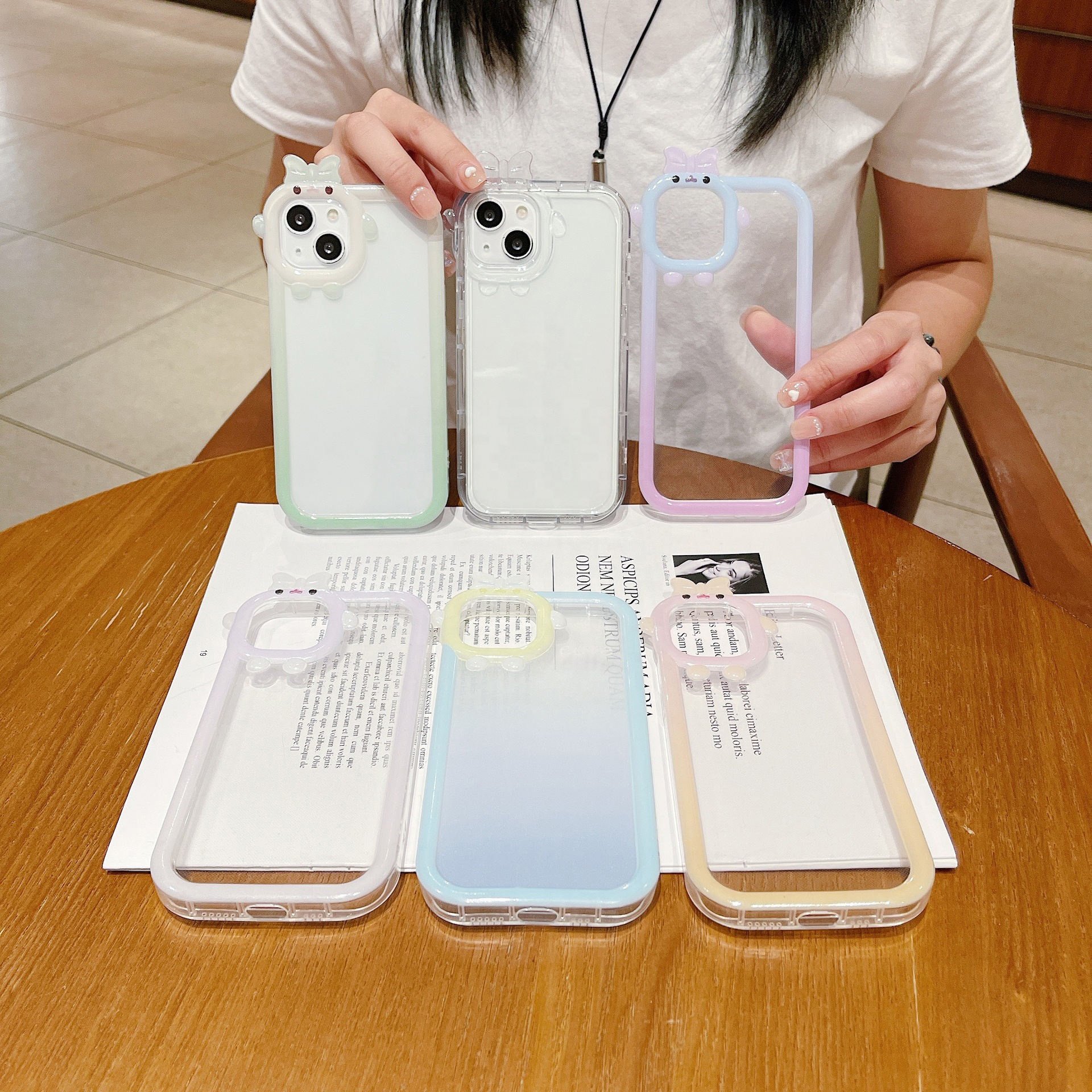 New Soft Tpu For Iphone Case Little Monster Cute Design Perfectly Fit Cover Mobile Phone Case For Iphone Anti-Scratched