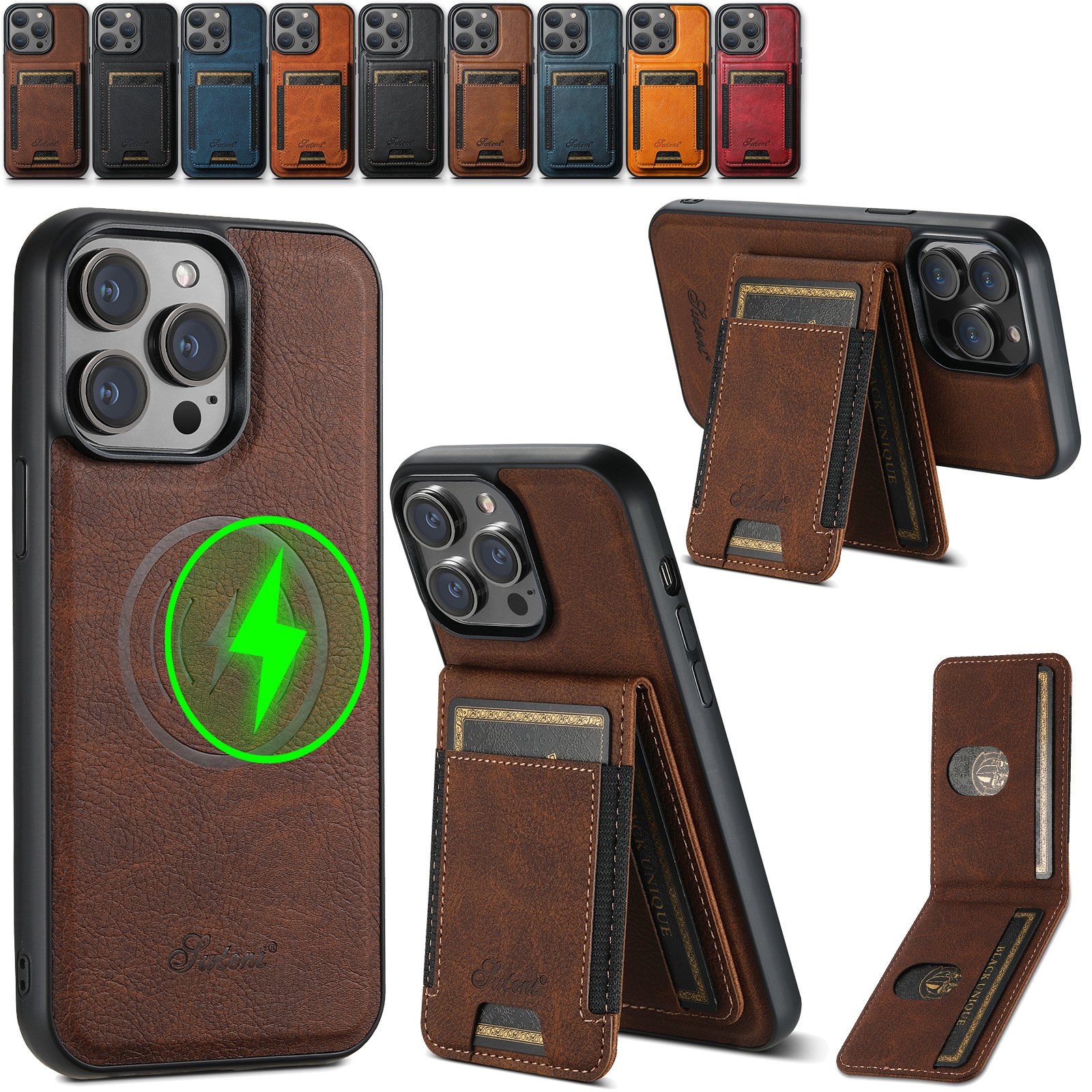 Mobile Phone Cases phone case Wallet Cover genuine Leather protective case