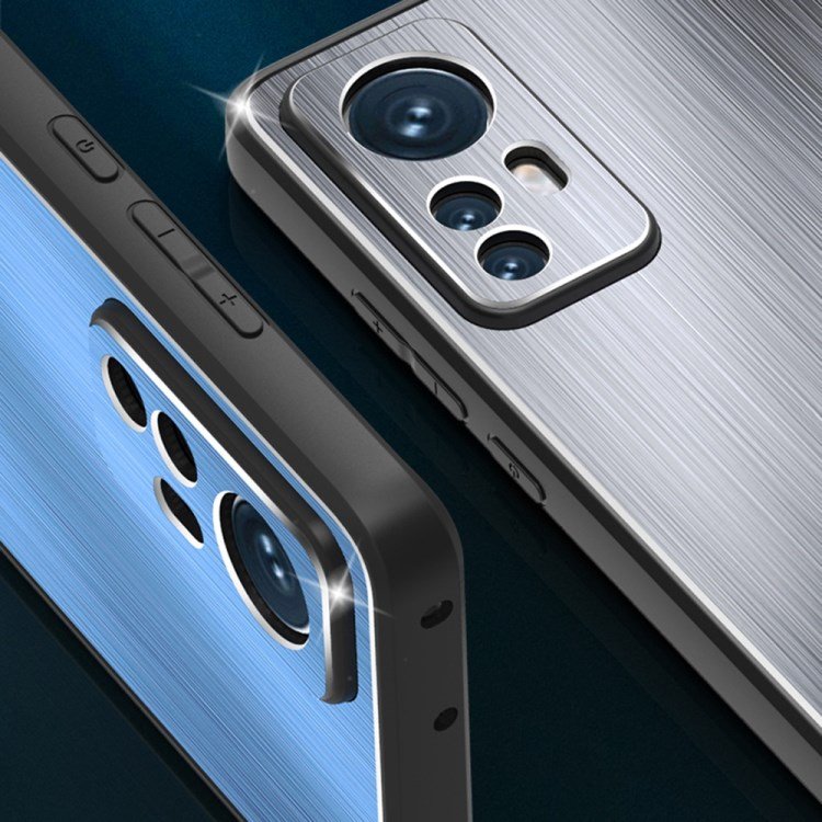 TPU Frame Aluminium Alloy Back Phone case for xiaomi12 for Xiaomi 12 12X 12S Mobile Phone Case