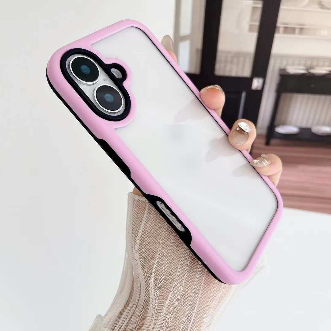 Deluxe Matte Macaron Color Waterproof and Shockproof Mobile Phone Cases for iPhone 16 15 14 13 12 Pro Max Plus