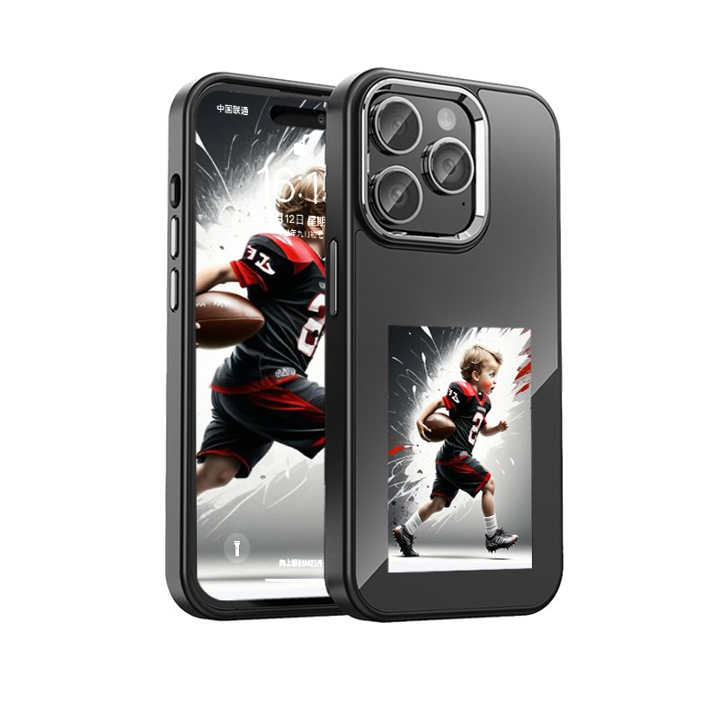 2024 New designer NFC smart E ink screen Display mobile phone case cover for iphone 15 Pro max DIY Cases 14/13