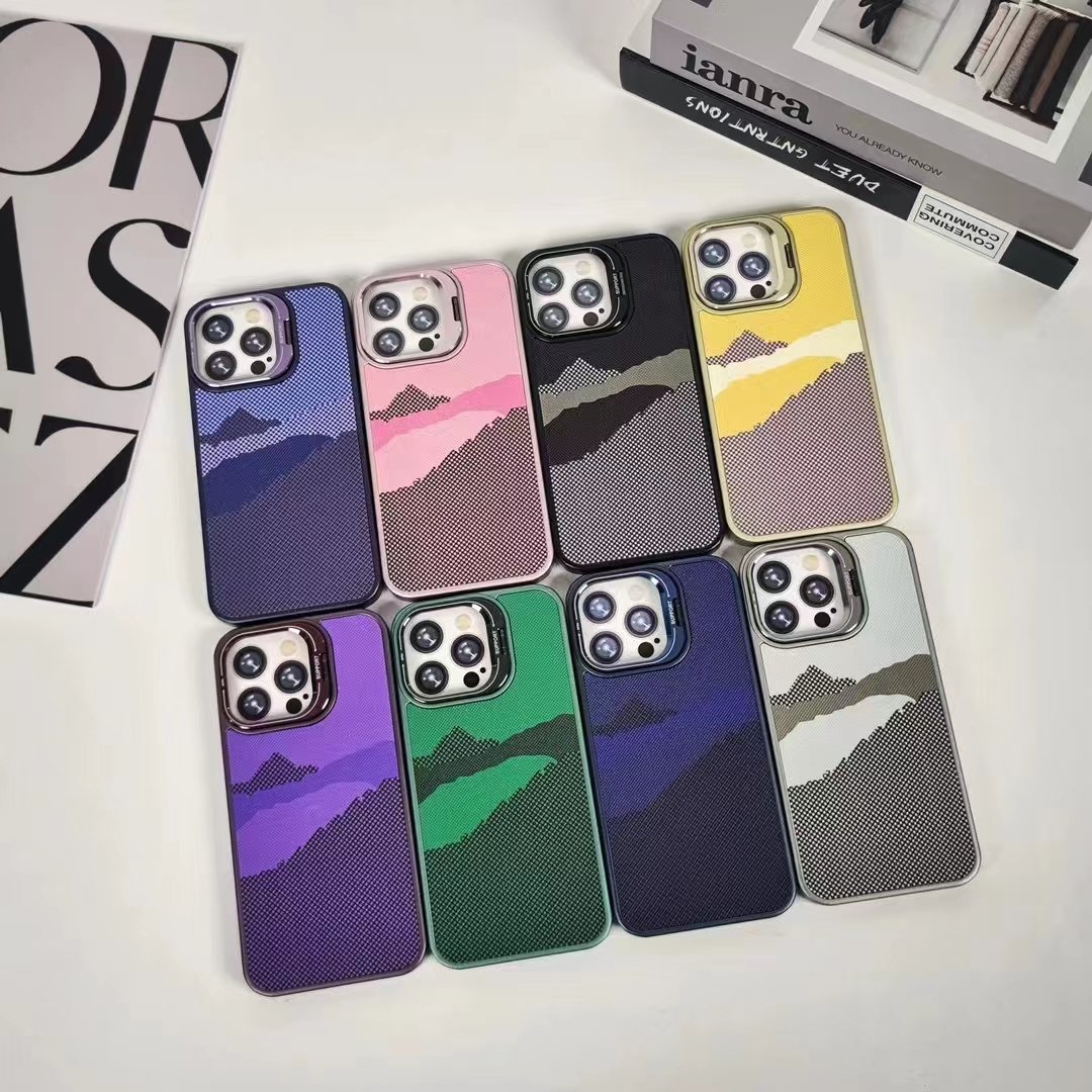 New Shockproof TPU Acrylic Fundas Mobile Phone Cases for Apple iPhone 12 13 14 15 16 Pro Max 5G Business PC Cover Accessory