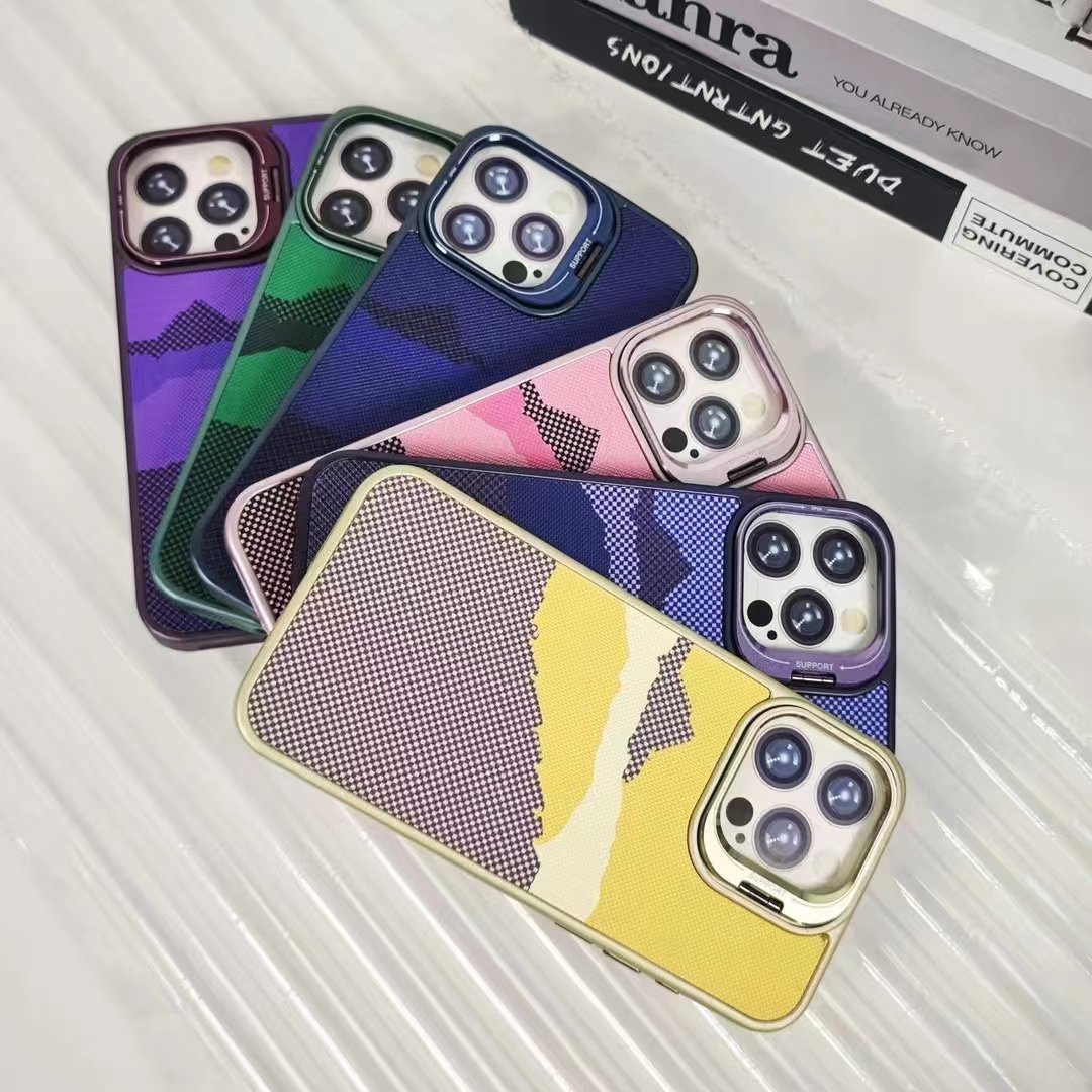New Shockproof TPU Acrylic Fundas Mobile Phone Cases for Apple iPhone 12 13 14 15 16 Pro Max 5G Business PC Cover Accessory