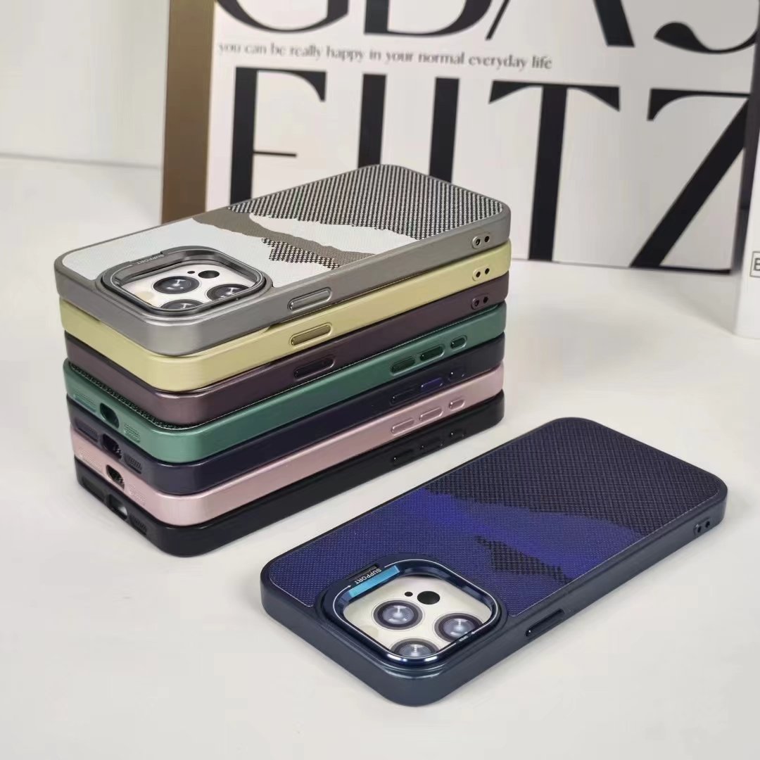 New Shockproof TPU Acrylic Fundas Mobile Phone Cases for Apple iPhone 12 13 14 15 16 Pro Max 5G Business PC Cover Accessory