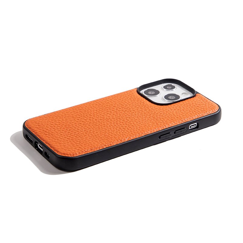 For iPhone 13 Pro Max Case Versatile Genuine Pebble Leather Phone Case Custom TPU Cell Phone Case for iPhone Leather Cover