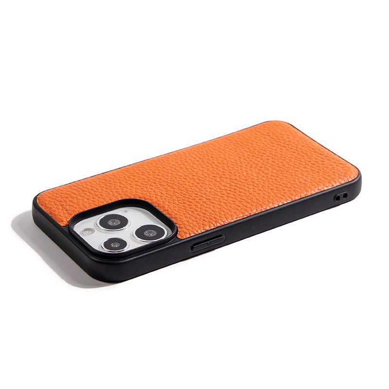 For iPhone 13 Pro Max Case Versatile Genuine Pebble Leather Phone Case Custom TPU Cell Phone Case for iPhone Leather Cover