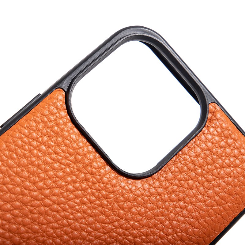 For iPhone 13 Pro Max Case Versatile Genuine Pebble Leather Phone Case Custom TPU Cell Phone Case for iPhone Leather Cover