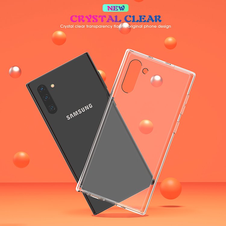 Transparent Clear Cover Phone Case For Samsung Note 10/s10/s10+ Tpu Mobile Phone Case Wholesale Phone Case