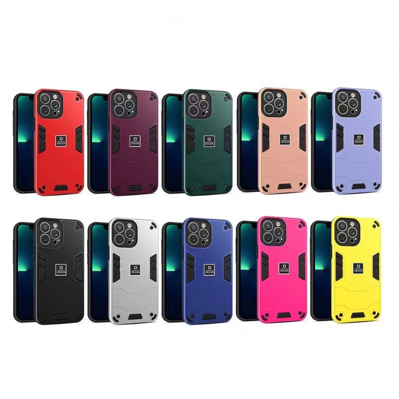 Customize 2-in-1 PC Mobile Phone Cases Shockproof Fundas for iPhone XR 11 12 13 14 15 16 Pro Max & Oppo Xiaomi Phone Accessories