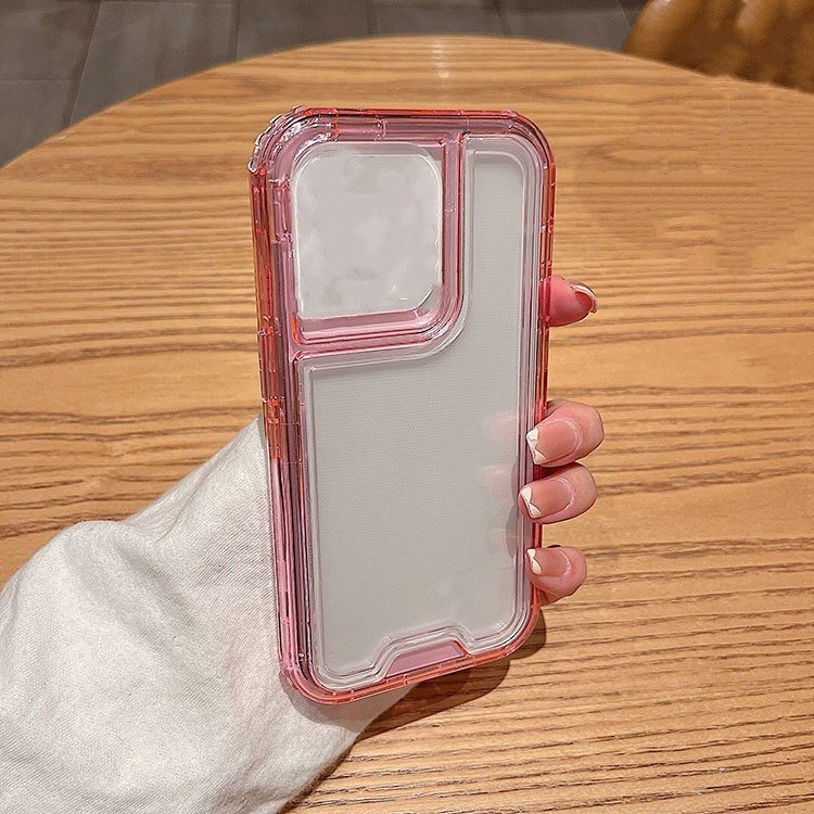 GSCASE 3 in 1 PC TPU Clear Mobile Phone Case Wholesale Shockproof 360 Degree Mobile Phone Cover For Iphone13 Pro Max 14 15