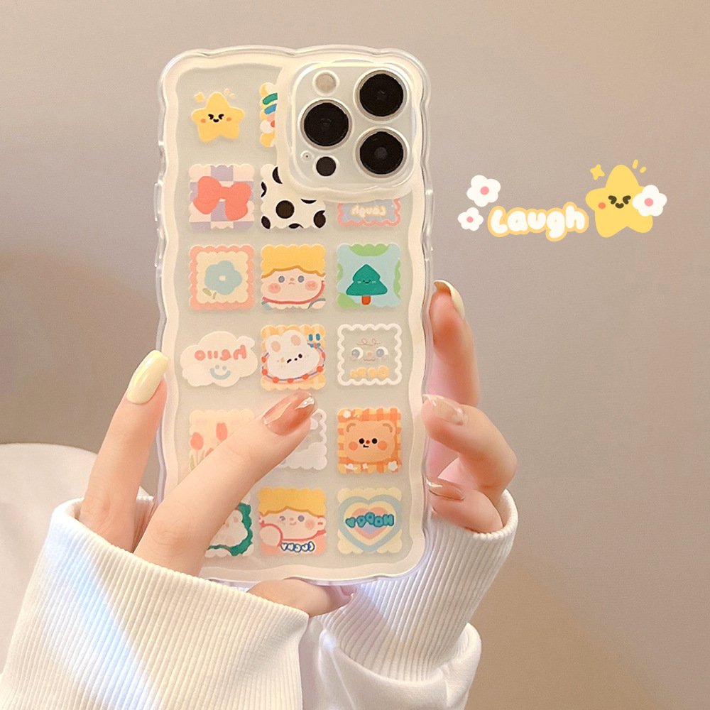 2024 Top Selling Transparent Flower TPU Case Trendy Flower Butterfly Cell Mobile Phone Case for iphone 16 15 14 13 12 11 pro max