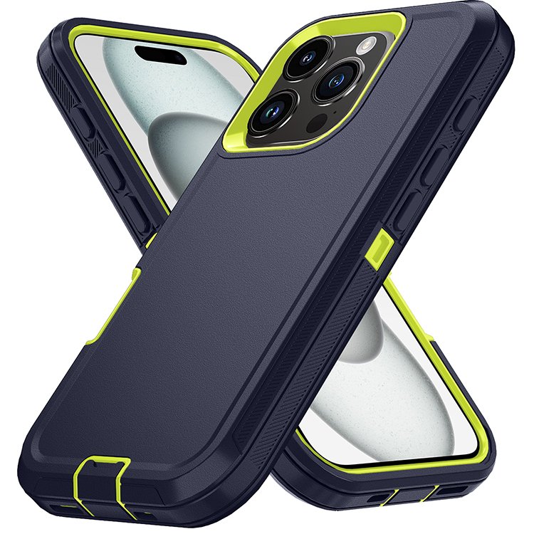 Rugged defender mobile case for robot iPhone 16 covers,hard soft heavy duty case for iPhone 16 cover,for iPhone 16 defender case