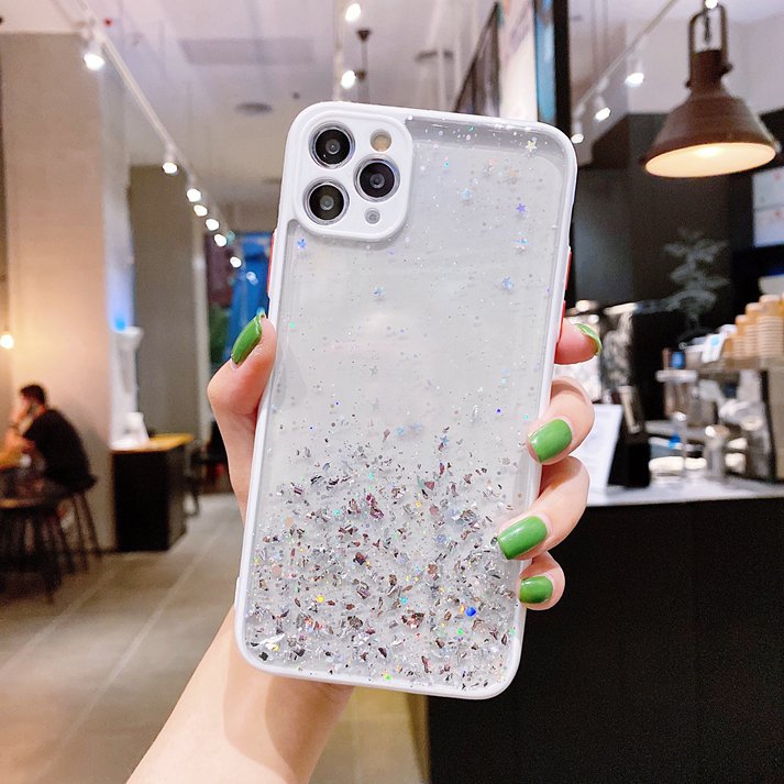 Camera Protect Bling TPU PC Cases For Xiaomi 10 Lite NOTE10 Lite Redmi NOTE 8 9 Pro Max 9A 9C Drop Gluing Gold Foil Star Cover