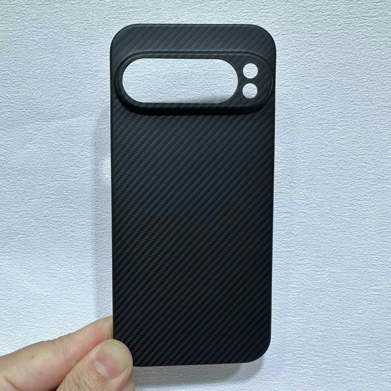 Mobile Phone Case for Google Pixel 9 Pro XL Real Carbon Fiber Cover Pixel9Pro Xl Anti-drop Hard Case