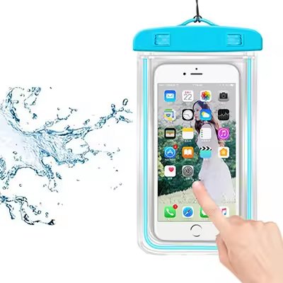 Luminous IPX8 Night Light Swimming Waterproof Cell Phone Bag Cases Underwater Mobile Phone Pouch Dry Bag Cover