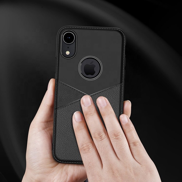 Top selling PU leather mobile phone case for iphone X XR XS MAX back cover protect case