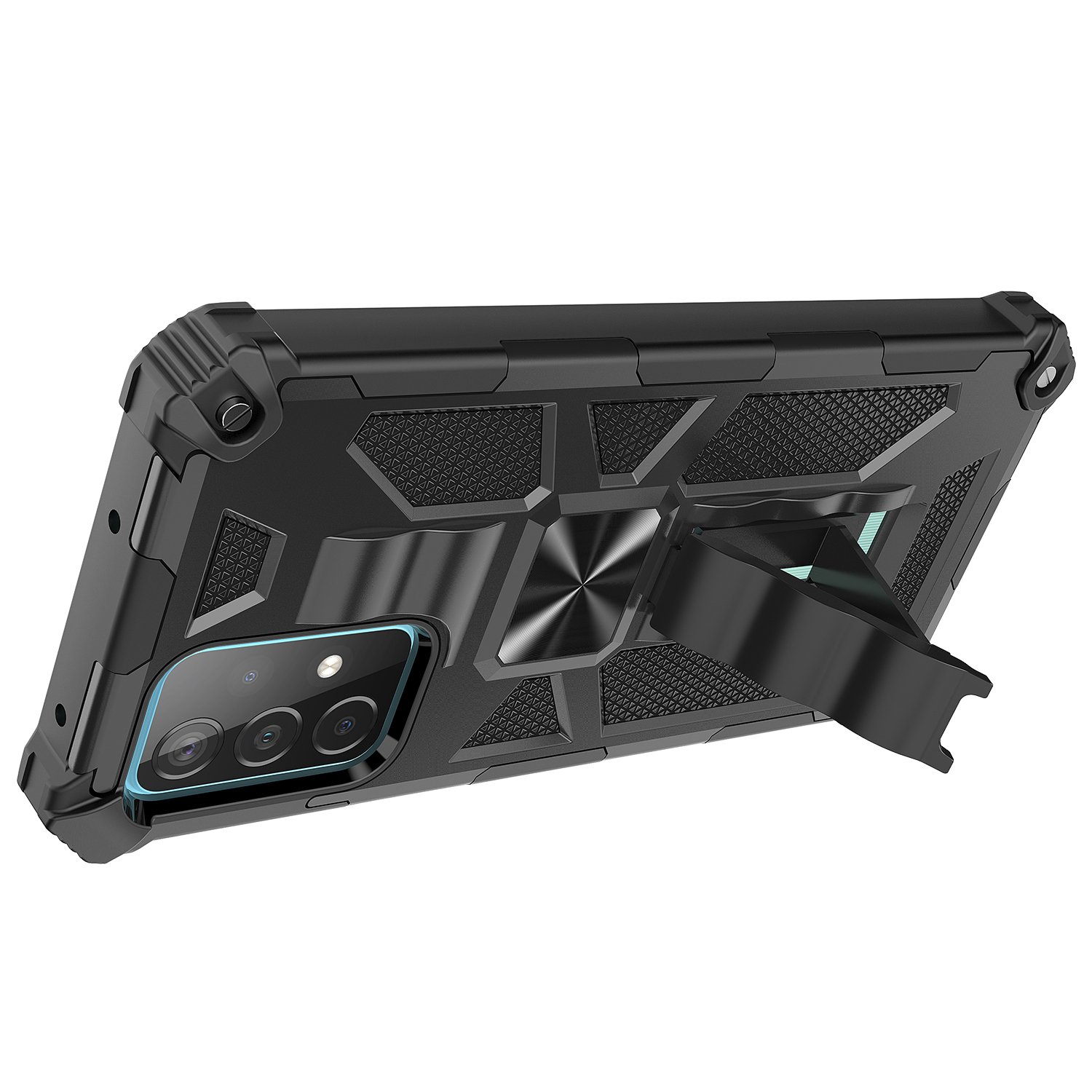 Phone Case For Samsung Galaxy A15 A25 A35 A55 5G Built in Kickstand Heavy Duty Shockproof Protective Back Phone Cover