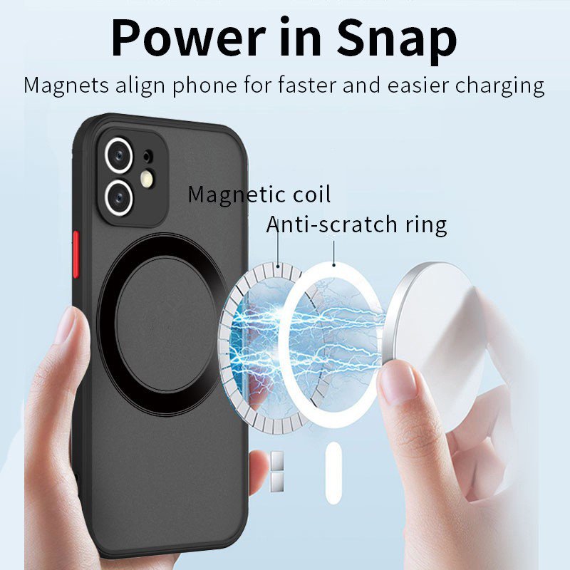 Hot Sale New Luxury PC Matte Magnetic Case Mobile Phone Case For iPhone 15 14 13 12 Mini 11 Pro Max X XR XS 7 8 Plus SE2022