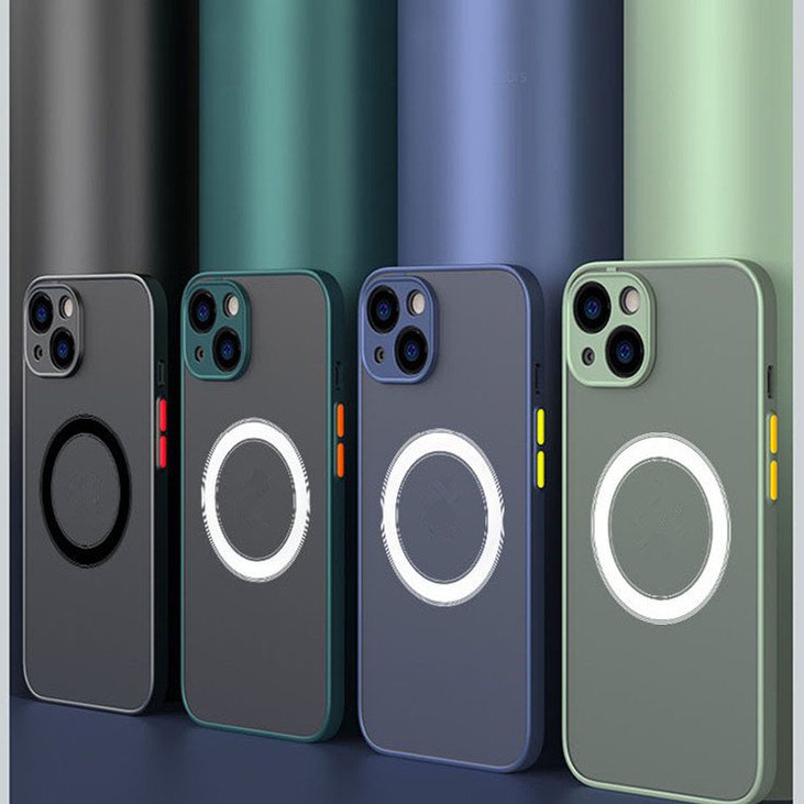 Hot Sale New Luxury PC Matte Magnetic Case Mobile Phone Case For iPhone 15 14 13 12 Mini 11 Pro Max X XR XS 7 8 Plus SE2022