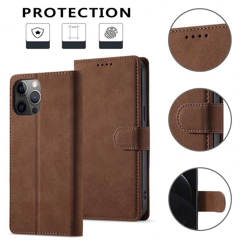Luxury Multifunction Card Slots Wallet Mobile Back Cover RFID Pu flip leather phone cases for iphone 14 15 16 Pro max Xiaomi