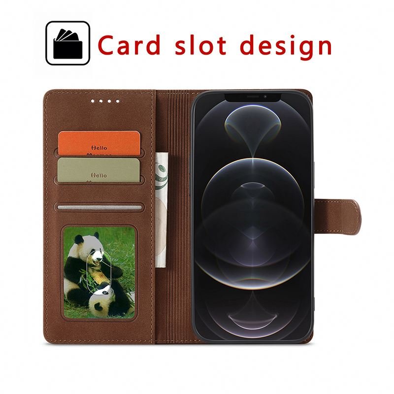Luxury Multifunction Card Slots Wallet Mobile Back Cover RFID Pu flip leather phone cases for iphone 14 15 16 Pro max Xiaomi