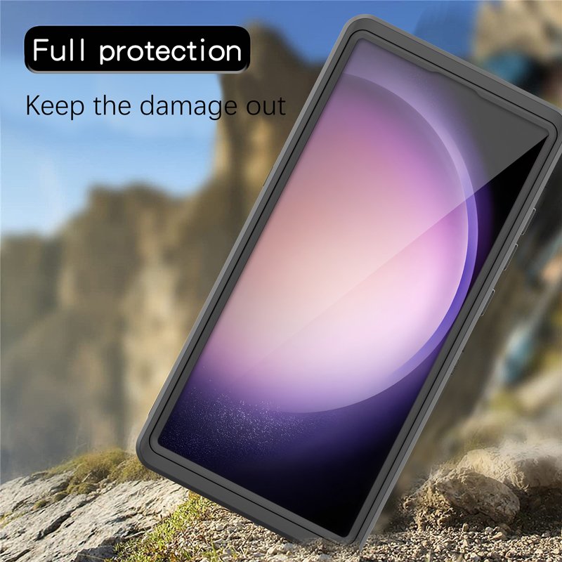 new arrival drop dust scratch proof 360 degree full body protection IP68 class waterproof case for s24 ultra S23 plus