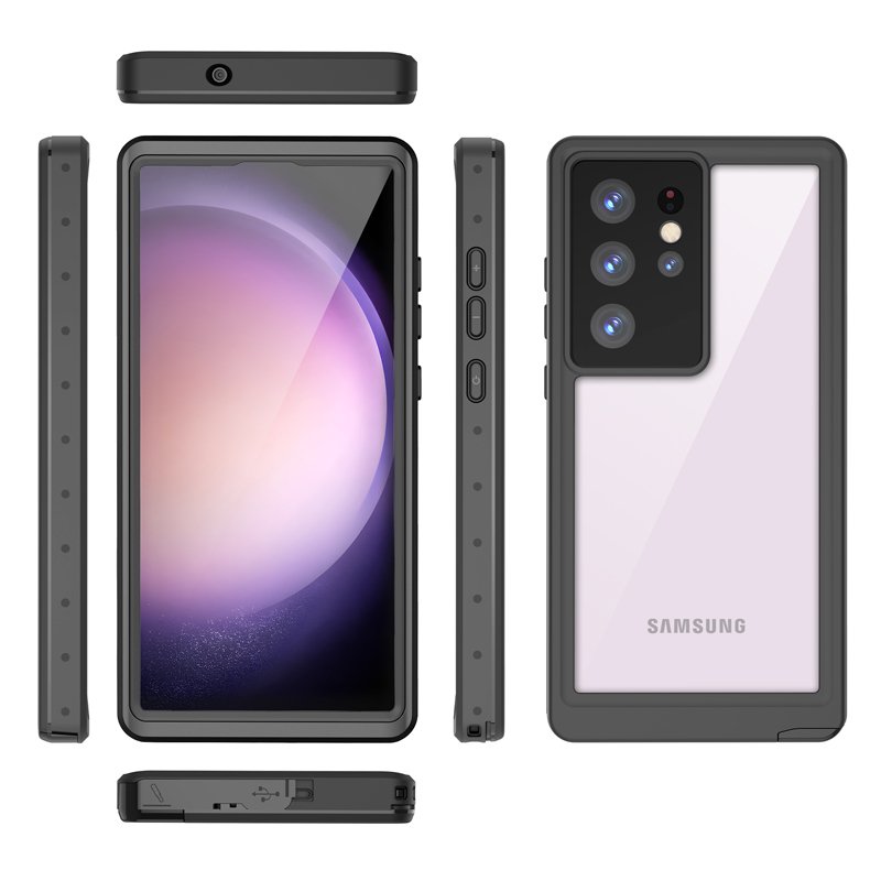 new arrival drop dust scratch proof 360 degree full body protection IP68 class waterproof case for s24 ultra S23 plus