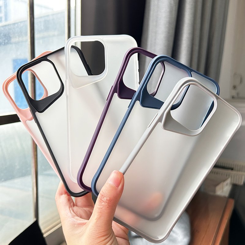 New skin feels matte TPU&PC material mobile phone case for iPhone 12 13 14 15