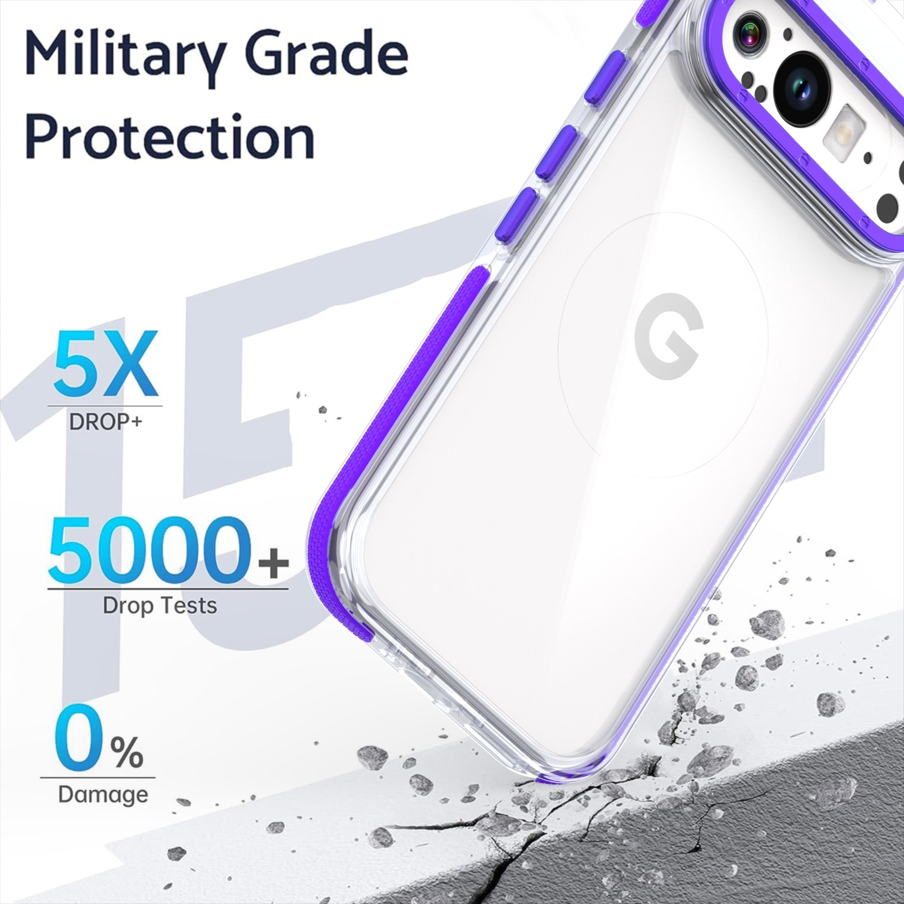 Manufacturer Wholesale Mobile Phone Case Hard PC Anti-Yellow TPU Multi-colors Shockproof Phone Case For Google Pixel 9ProXL 5G